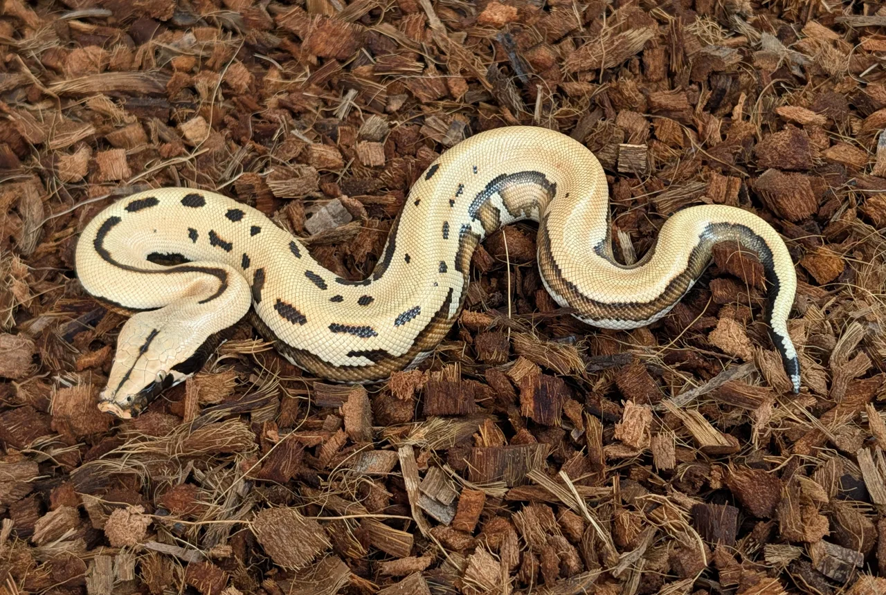 2026 Male CBE Stripe Goldeneye Possible het T+ Albino - Short-Tailed Python