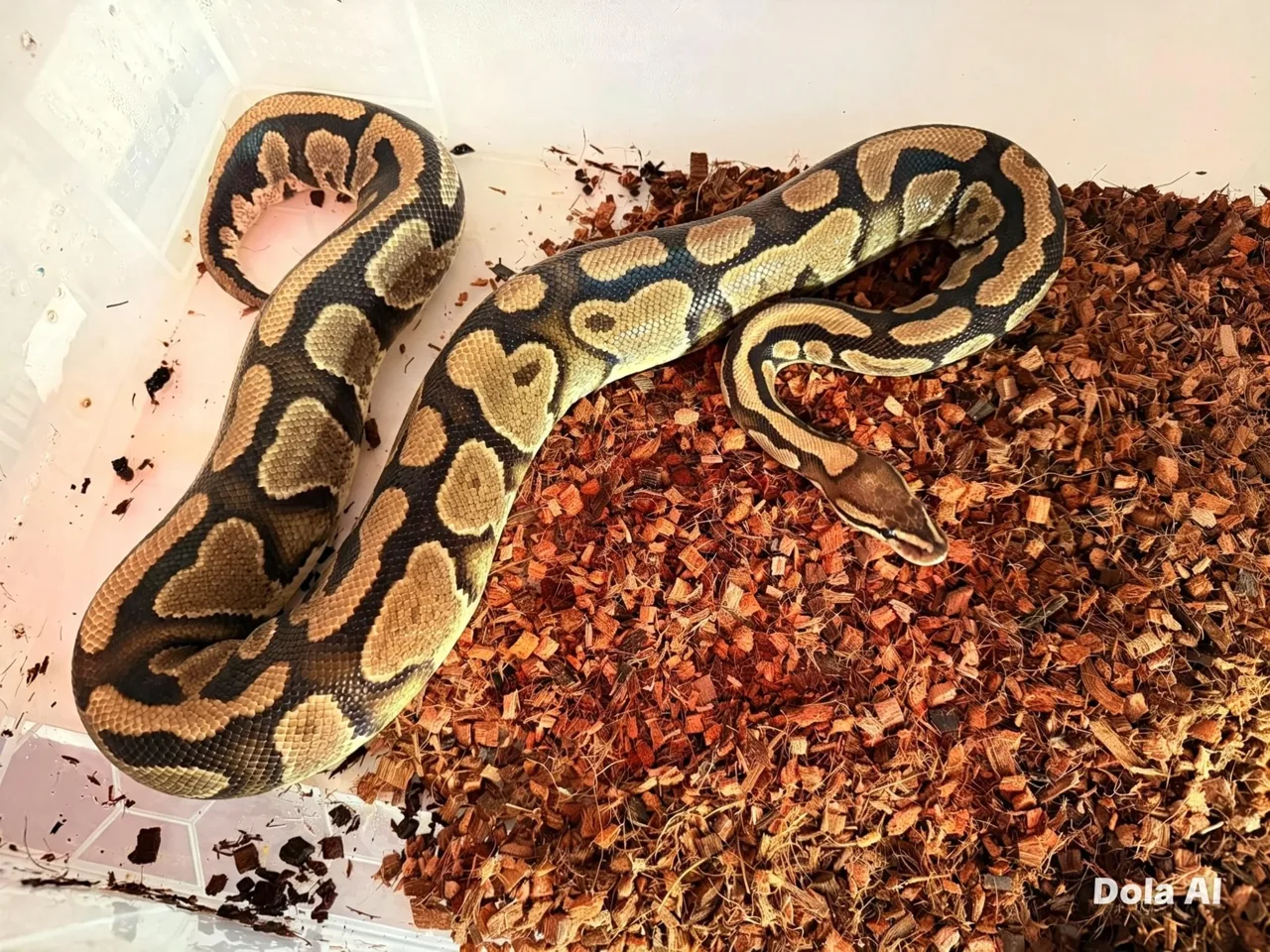 Proven yellowbelly het clown - Royal Python